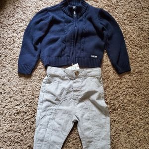 Jumping Beans & DKNY 18 Month Boy dress set